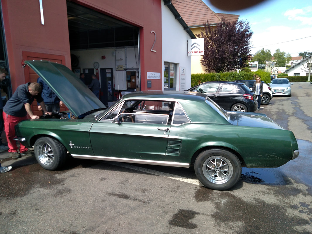 Le ponçage …  Ford Mustang 1967